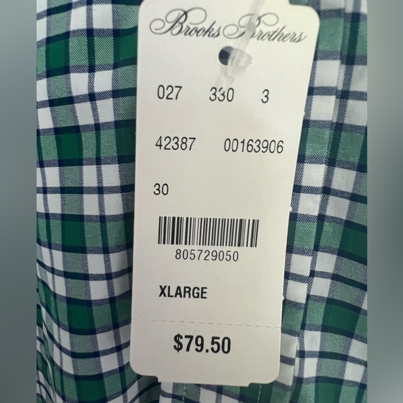 NWT Brooks Brothers Button Down Shirt XL - Picture 2 of 5